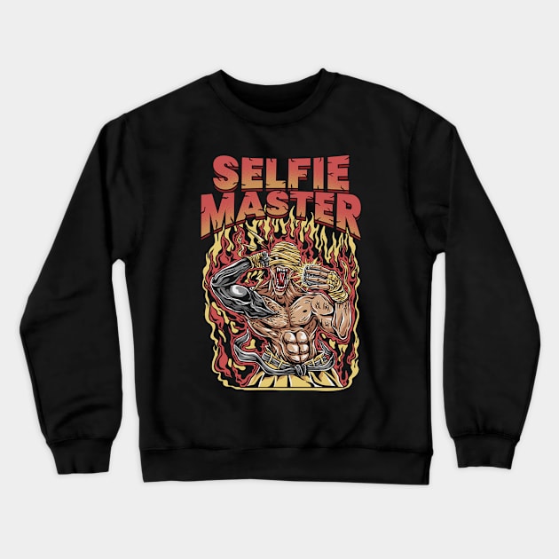 SELFIE MASTER Crewneck Sweatshirt by Happyme